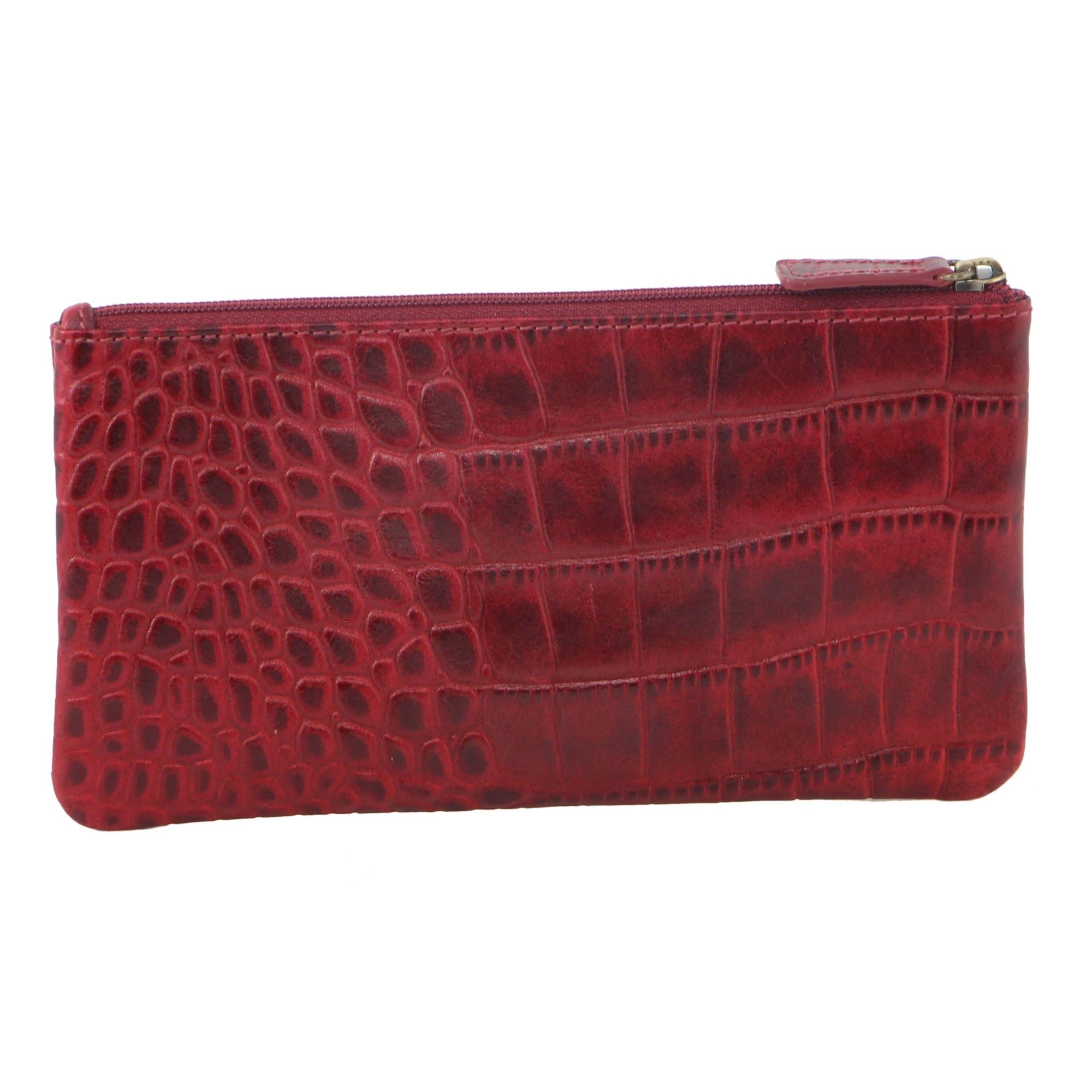 Pierre Cardin Genuine Leather Coin Purse Red | 814679-CXH