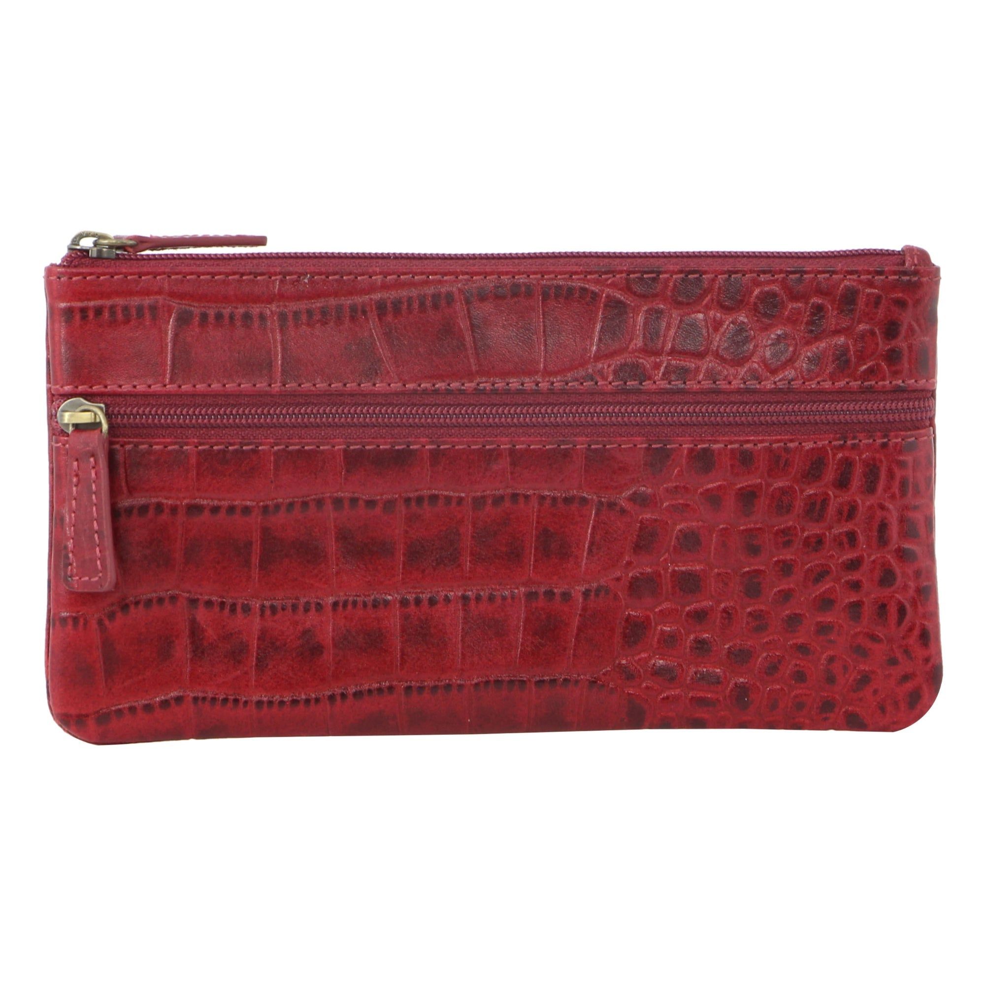 Pierre Cardin Genuine Leather Coin Purse Red | 639208-DWT