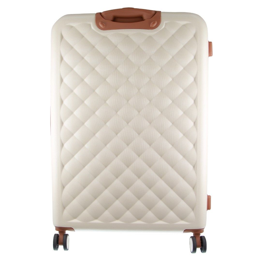 Pierre Cardin Hard Shell 3-Piece Luggage Set White | 093124-MOW