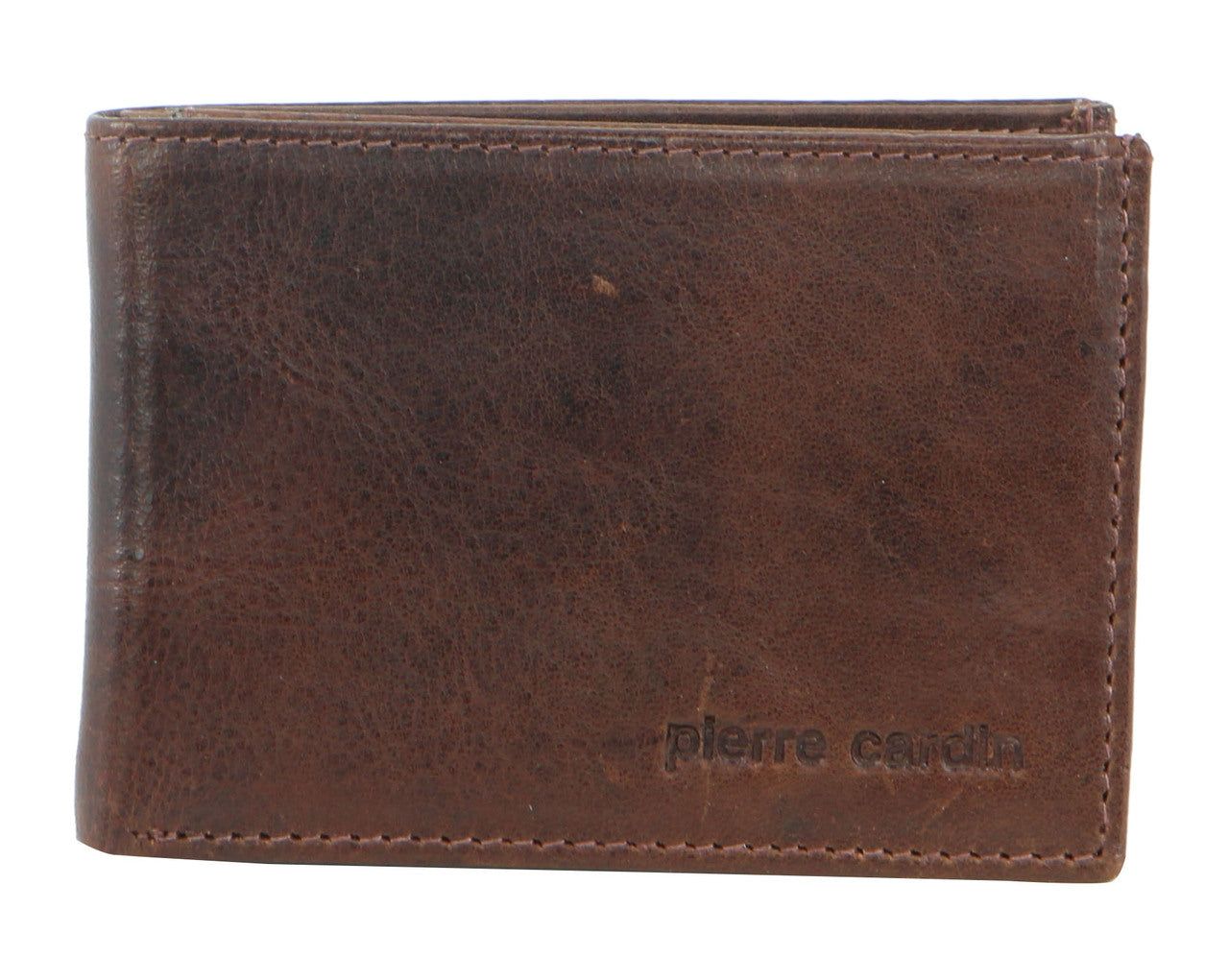 Pierre Cardin Italian Leather Bi-Fold Wallet Black | 951430-MNP