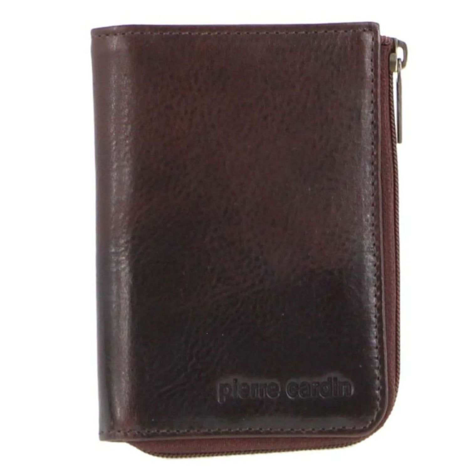 Pierre Cardin Italian Leather Key + Credit Card Holder Black | 734612-GWY