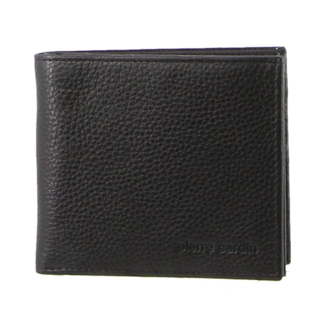 Pierre Cardin Italian Leather Tri-Fold Wallet Black | 618327-ICN