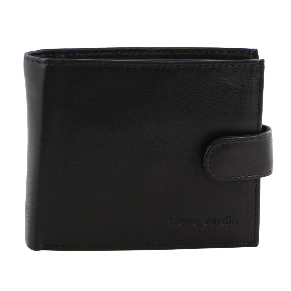 Pierre Cardin Italian Leather Two Tone Wallet Black | 769204-CTV