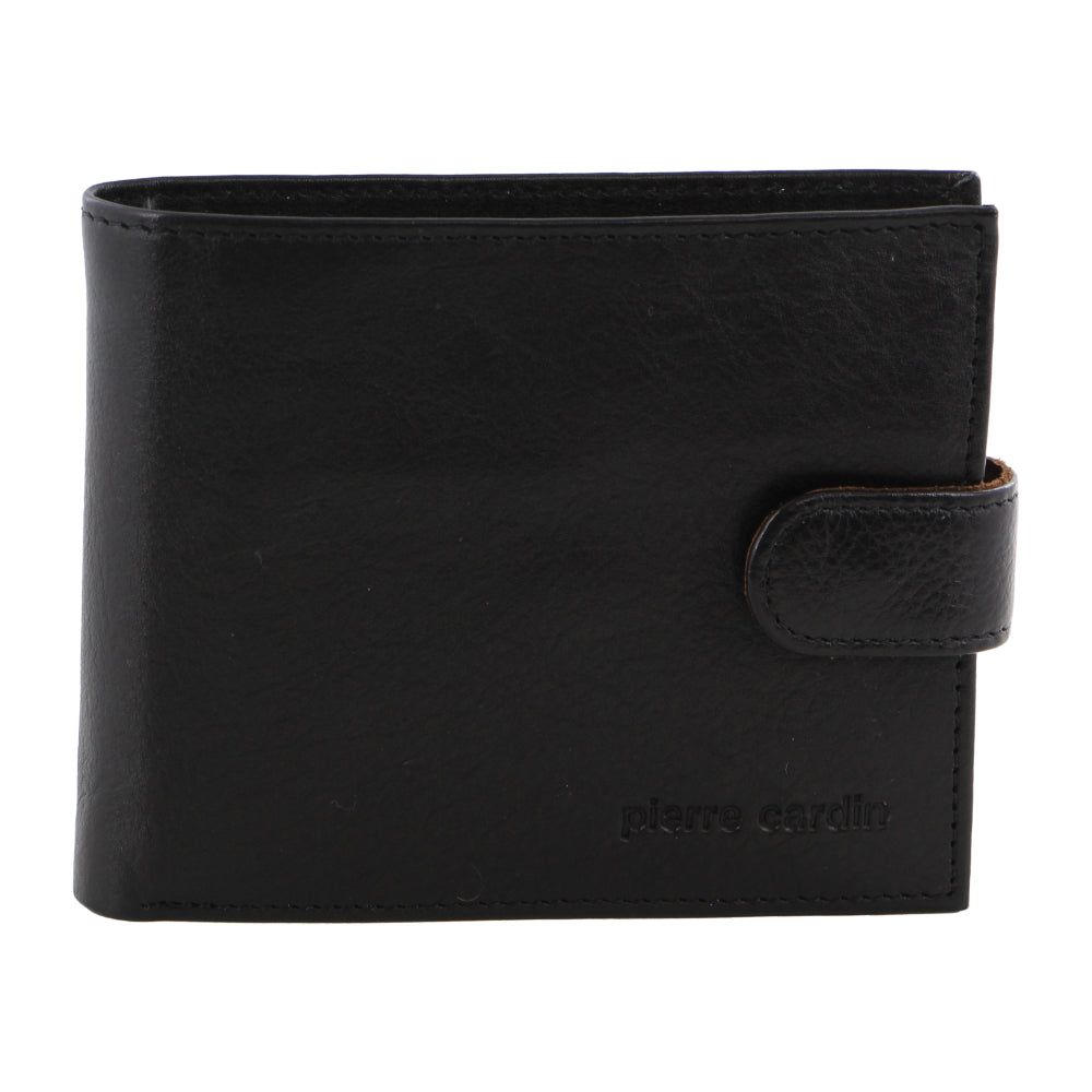 Pierre Cardin Italian Leather Two Tone Wallet Black | 769204-CTV