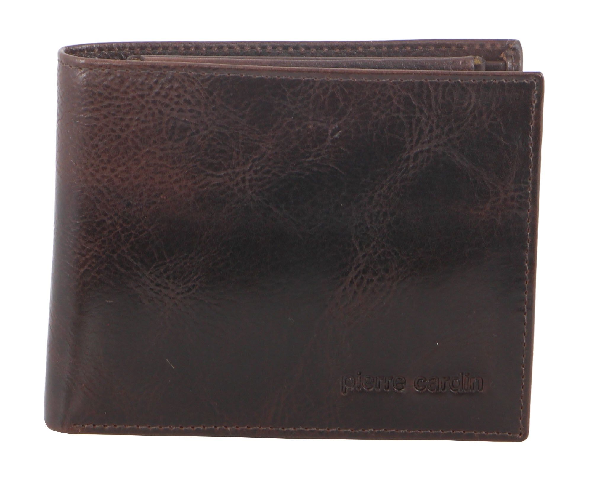 Pierre Cardin Italian Leather Wallet Card Holder Chocolate | 953217-WYA