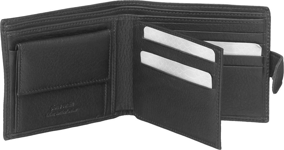 Pierre Cardin Italian Leather Wallet Card Holder Black | 268793-FGR