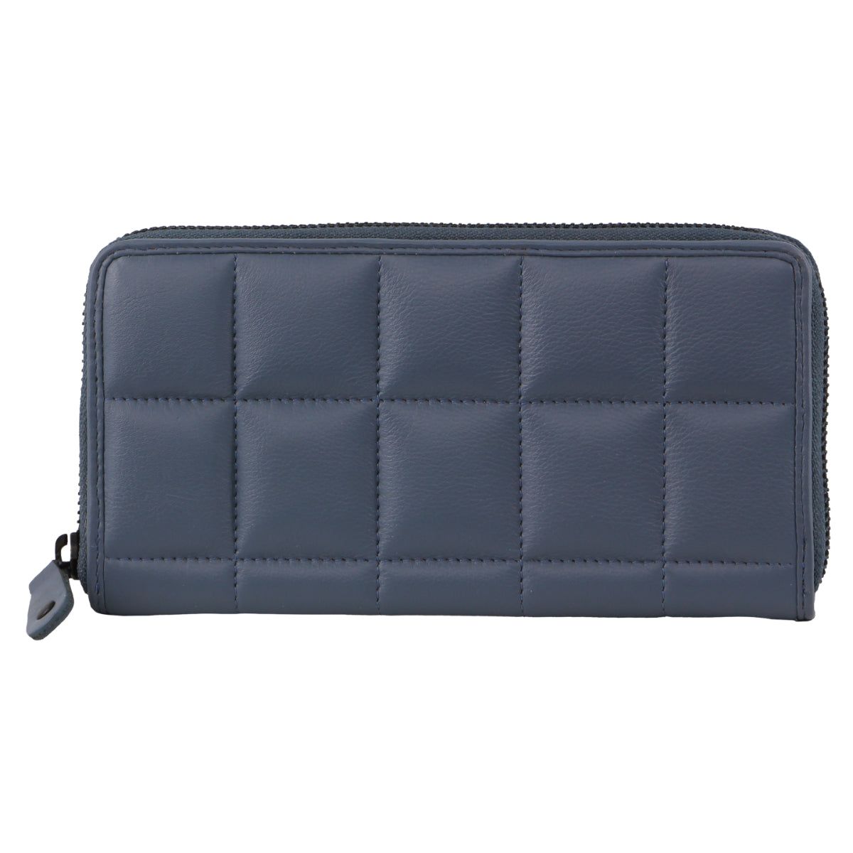 Pierre Cardin Italian Pleated Leather Zip Wallet Zirkon | 850349-EMD