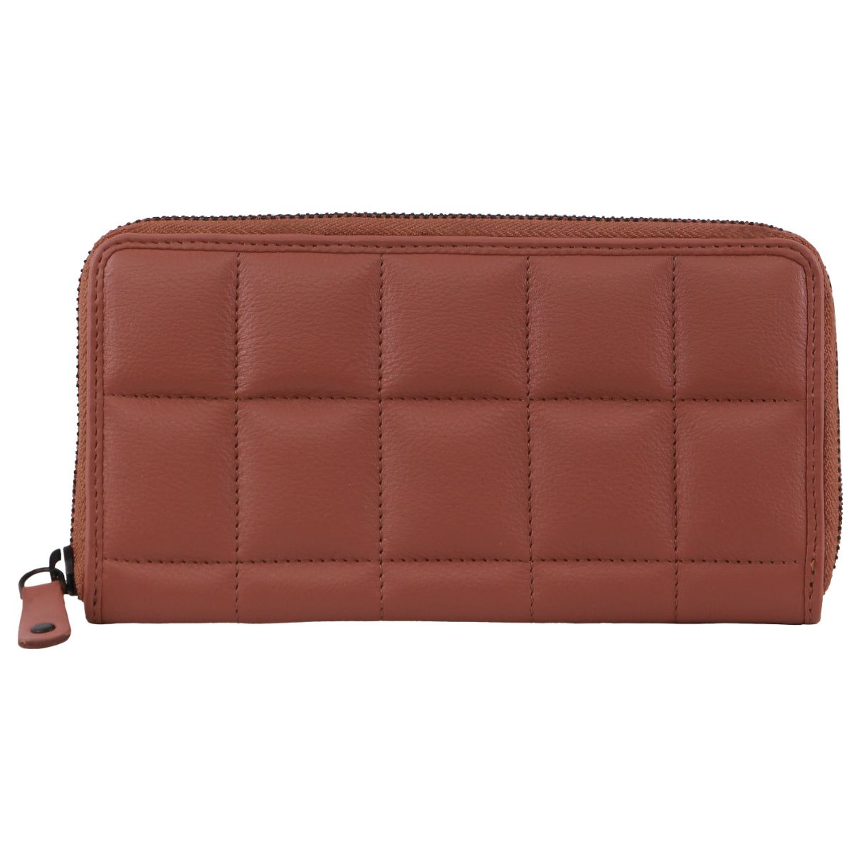 Pierre Cardin Italian Pleated Leather Zip Wallet Rose | 043529-UDP