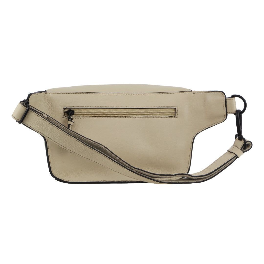 Pierre Cardin Leather 3-Way Sling Bag Cement | 180492-JQG