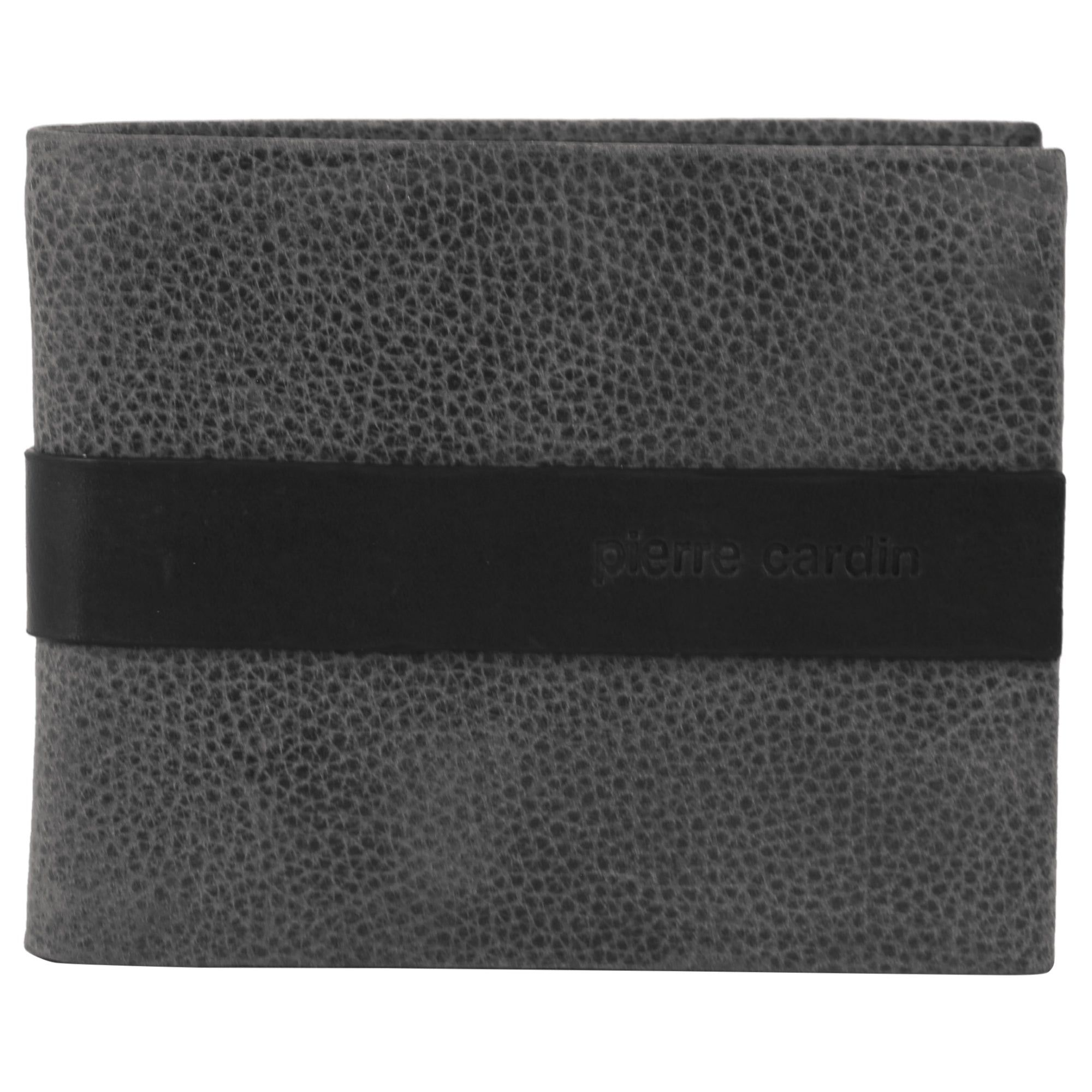 Pierre Cardin Leather Bi-Fold Wallet Black | 184395-AGN