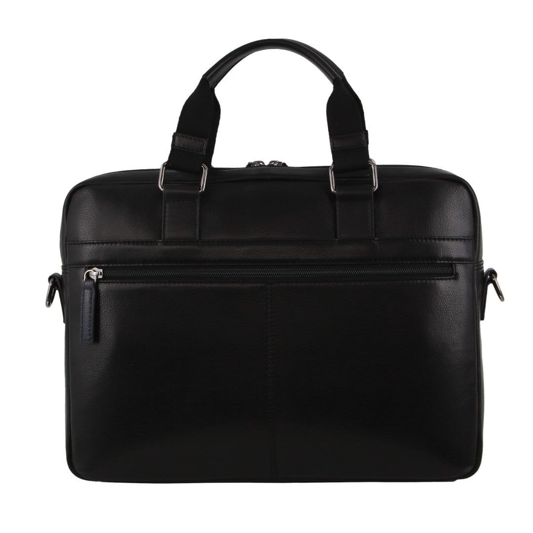 Pierre Cardin Leather Business Computer Bag Navy | 596302-MJD