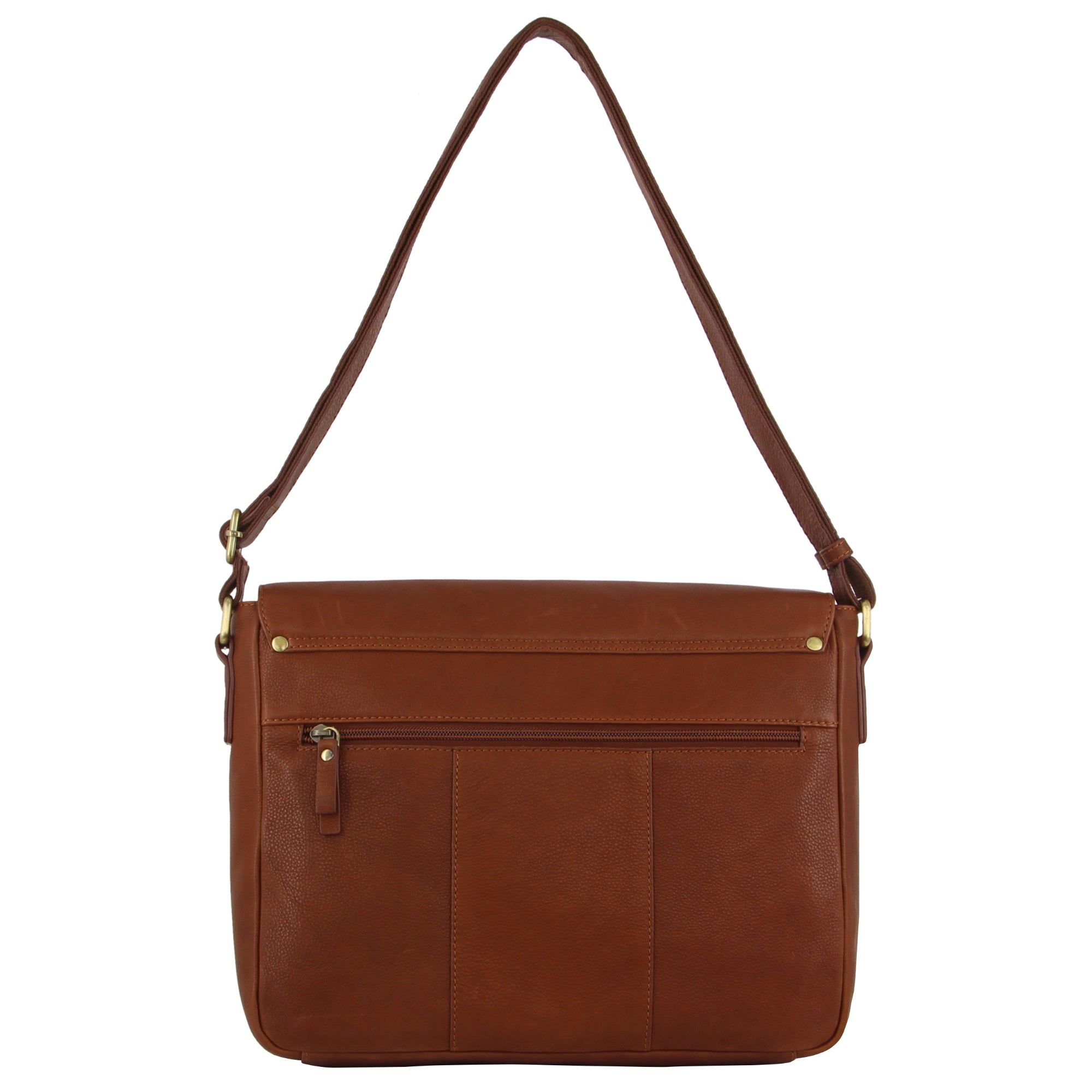 Pierre Cardin Leather Business Satchel Brown | 536417-LNE