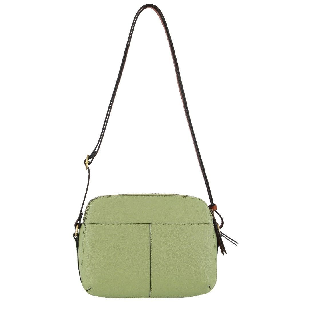 Pierre Cardin Leather Classic Crossbody Bag Jade | 783602-BWP