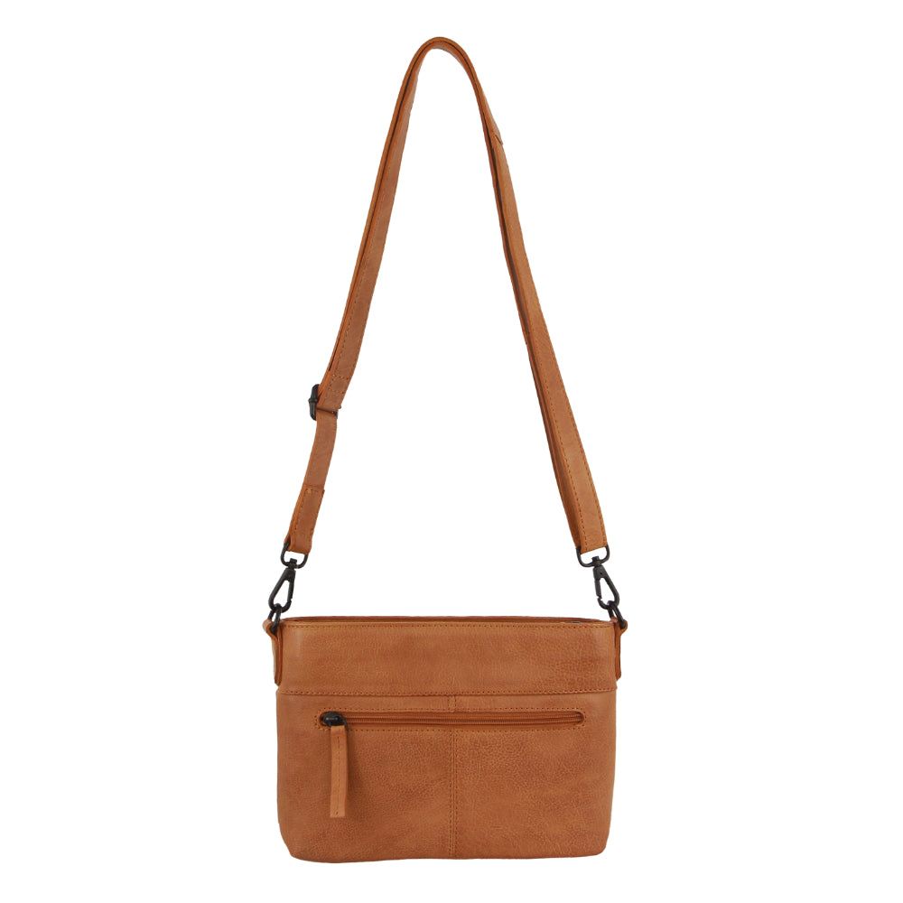 Pierre Cardin Leather Cross-Body Bag Brown | 580329-IQZ