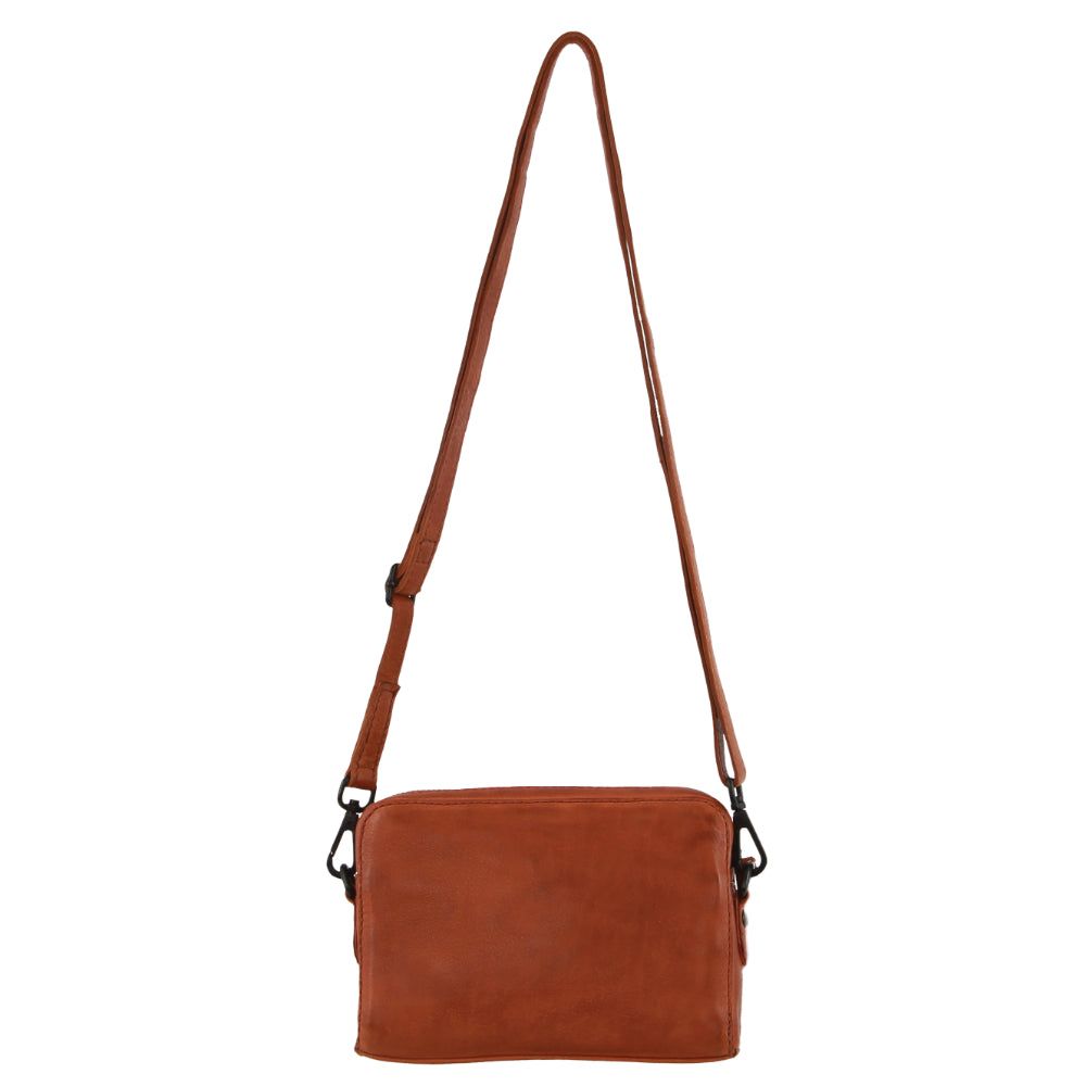 Pierre Cardin Leather Cross-Body Bag Brown | 608475-CIR