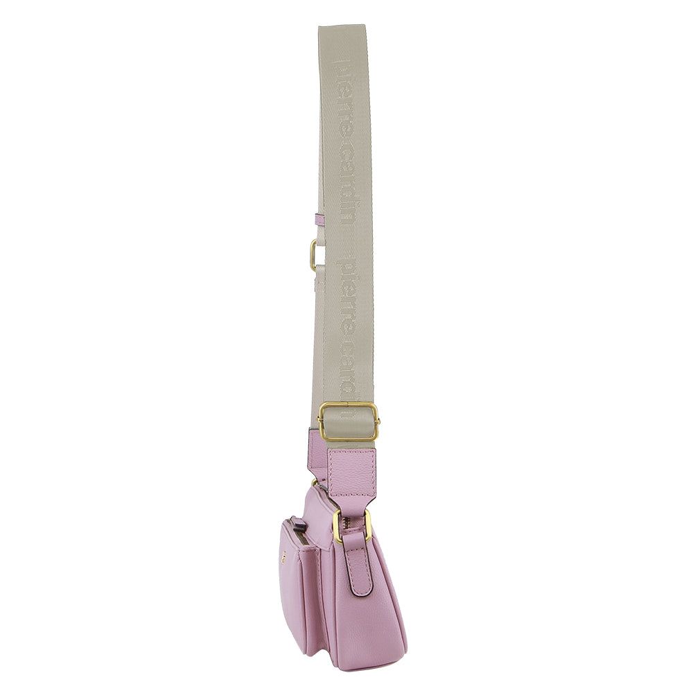 Pierre Cardin Leather Cross-Body Bag Pink | 842067-RZD