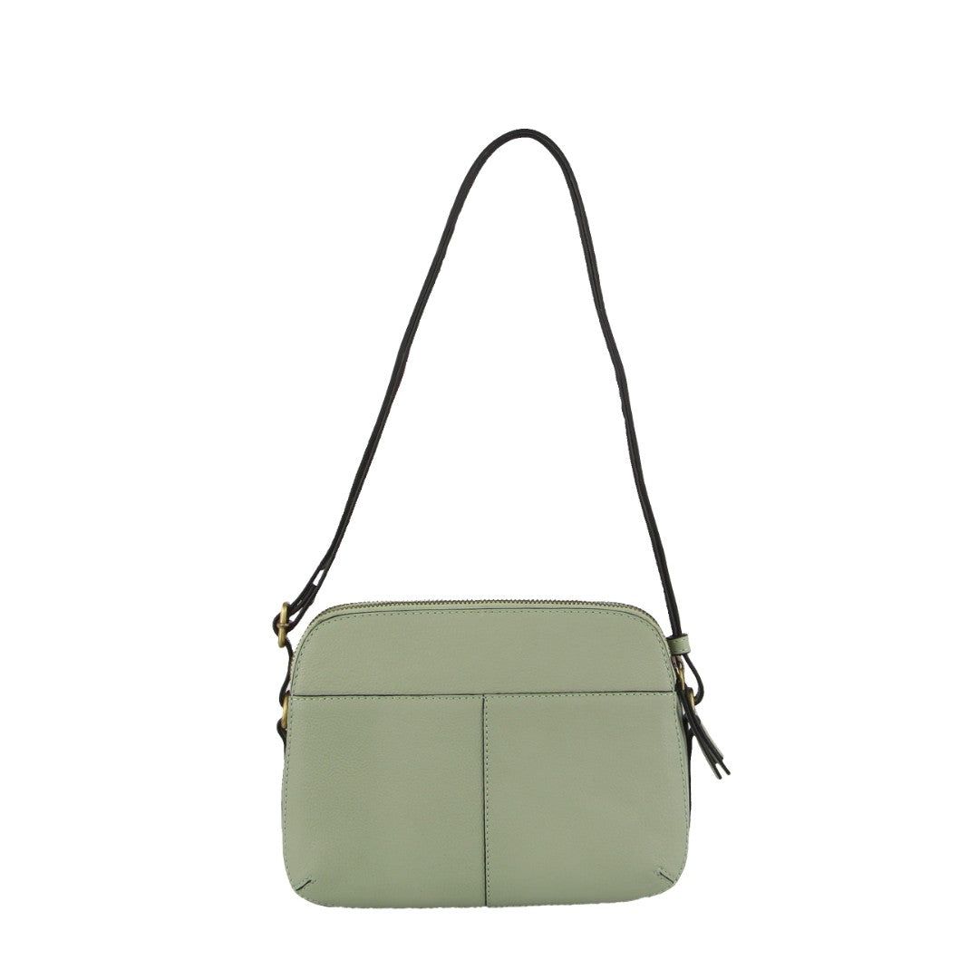 Pierre Cardin Leather Crossbody Bag Jade | 725960-FCE