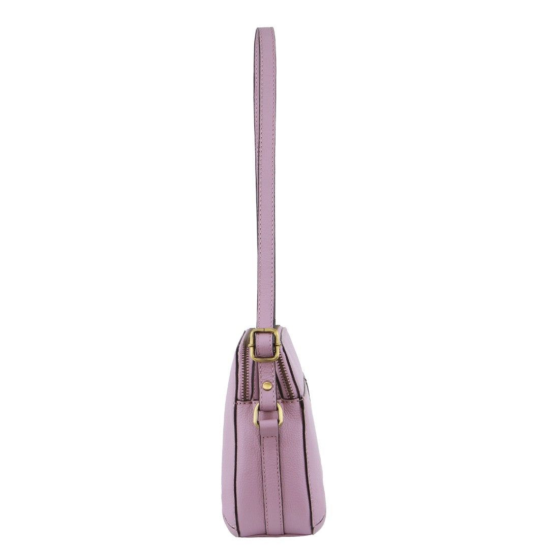 Pierre Cardin Leather Crossbody Bag Pink | 795342-LGE