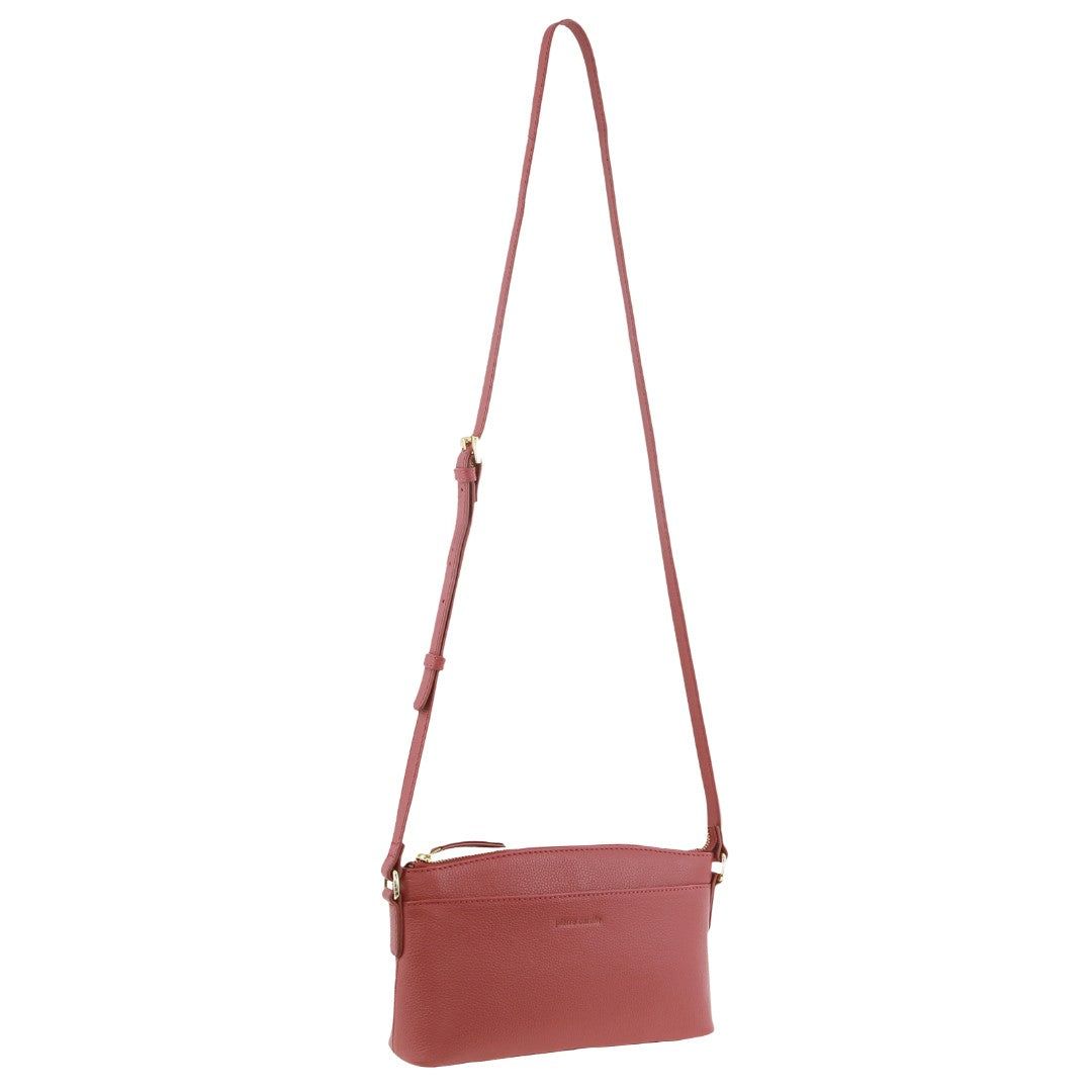 Pierre Cardin Leather Crossbody Bag Rose | 461759-UDI