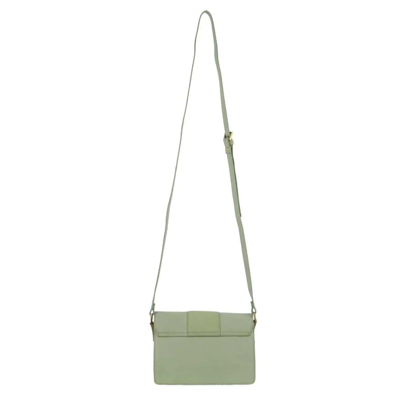 Pierre Cardin Leather Flapover Cross-Body Clutch Jade | 704825-KHR