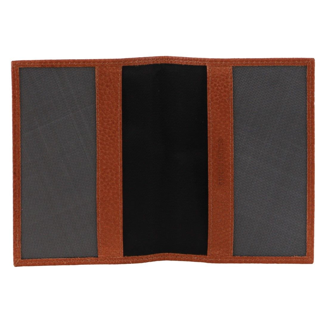 Pierre Cardin Leather Passport Wallet Cover Brown | 750239-WCA