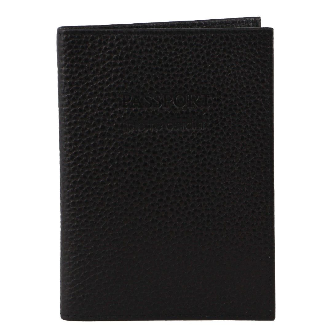 Pierre Cardin Leather Passport Wallet Cover Brown | 750239-WCA