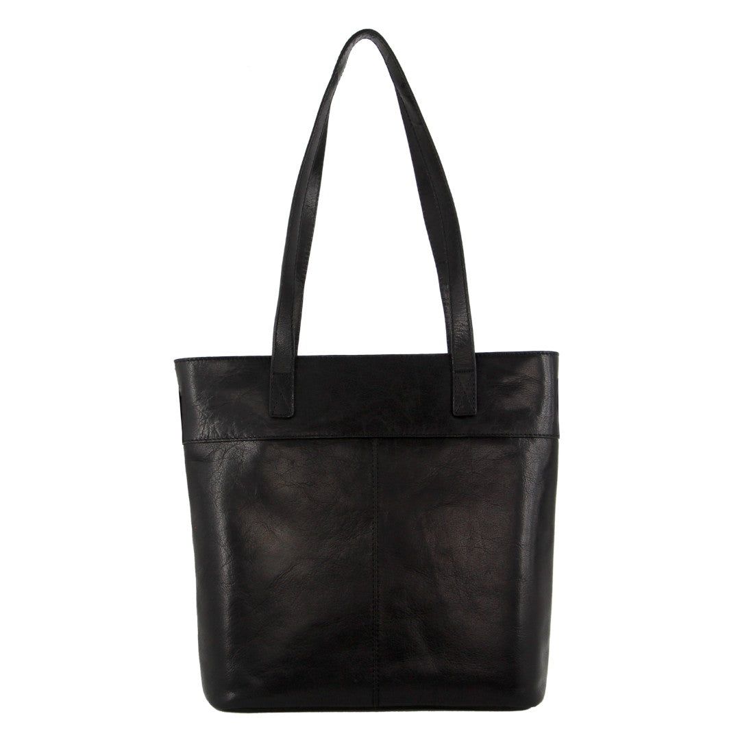 Pierre Cardin Leather Tote Bag Black | 136795-OEP