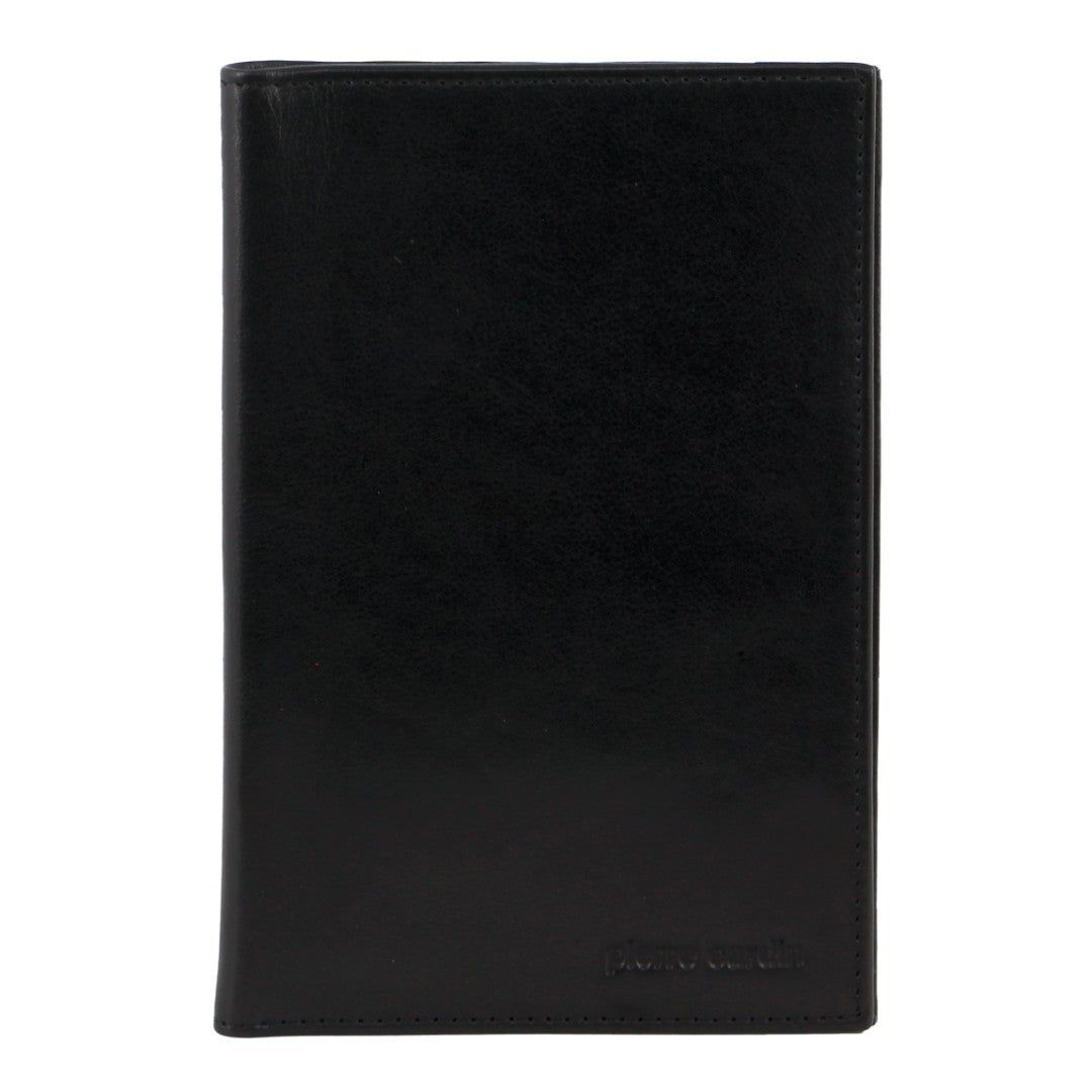 Pierre Cardin Leather Travel Passport Wallet Black | 693482-ACP