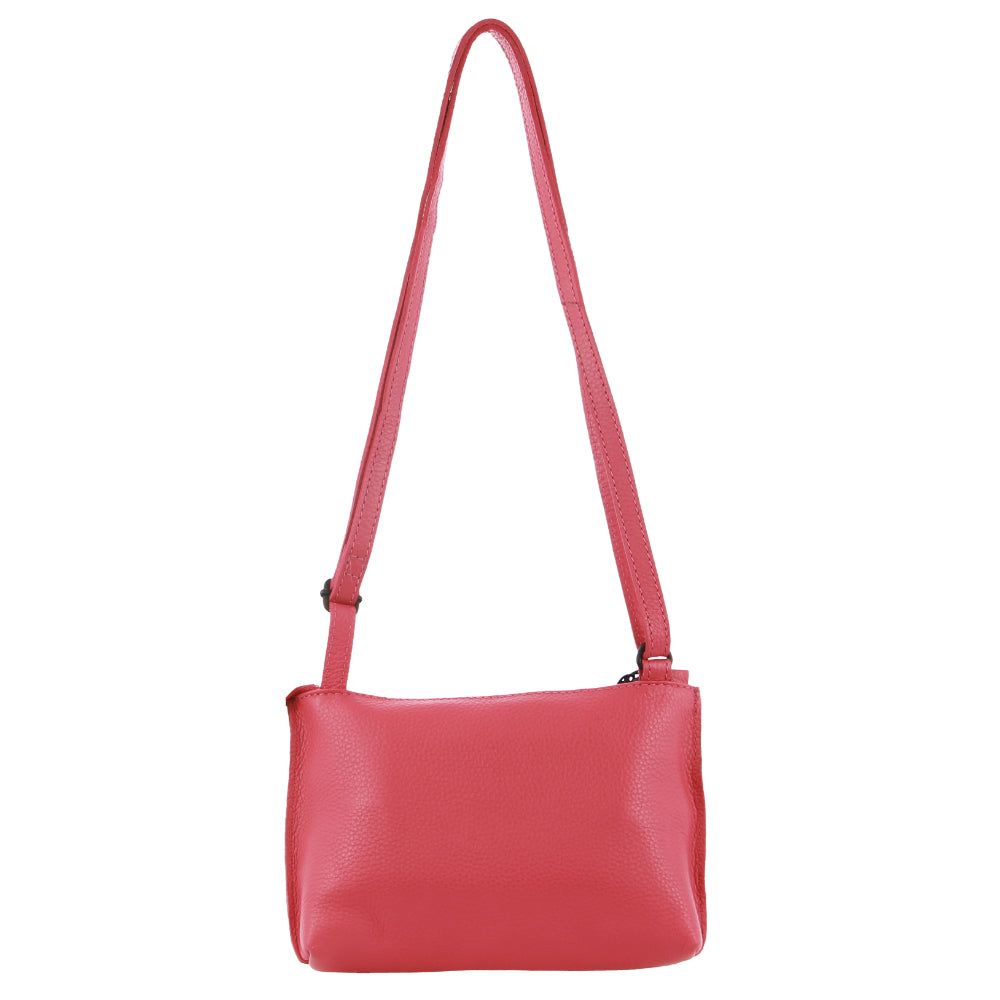 Pierre Cardin Leather Trendy Cross-Body Bag Pink | 156249-LTD