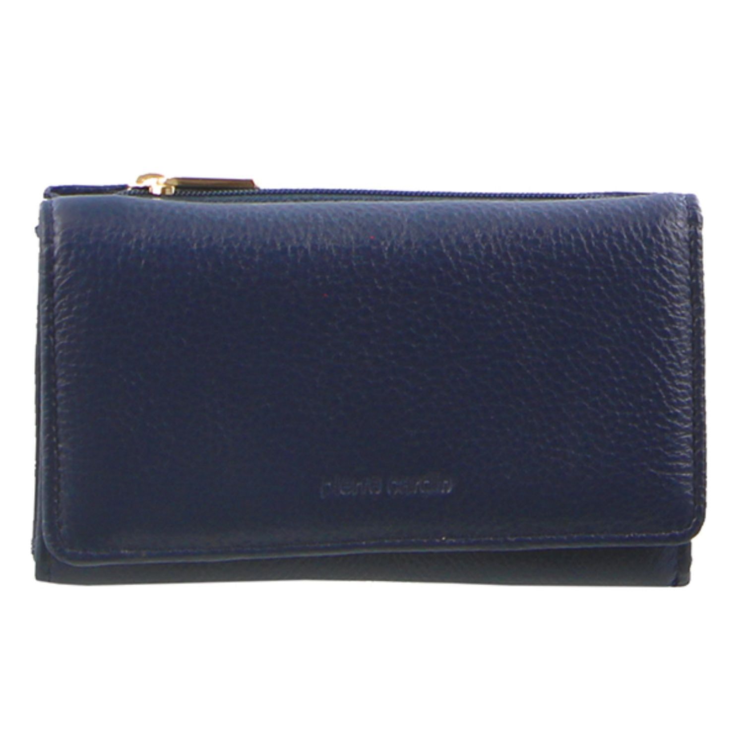 Pierre Cardin Leather Tri-Fold Wallet Navy | 639748-TOU