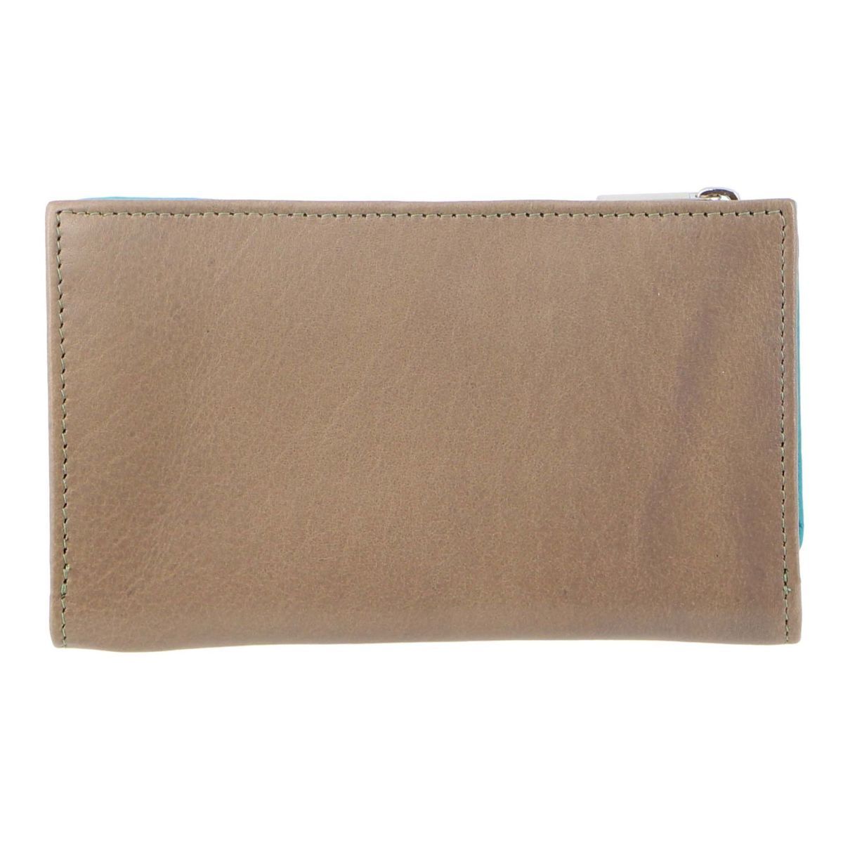 Pierre Cardin MultiColour Leather Tri-Fold Wallet Turquoise | 085923-CSY