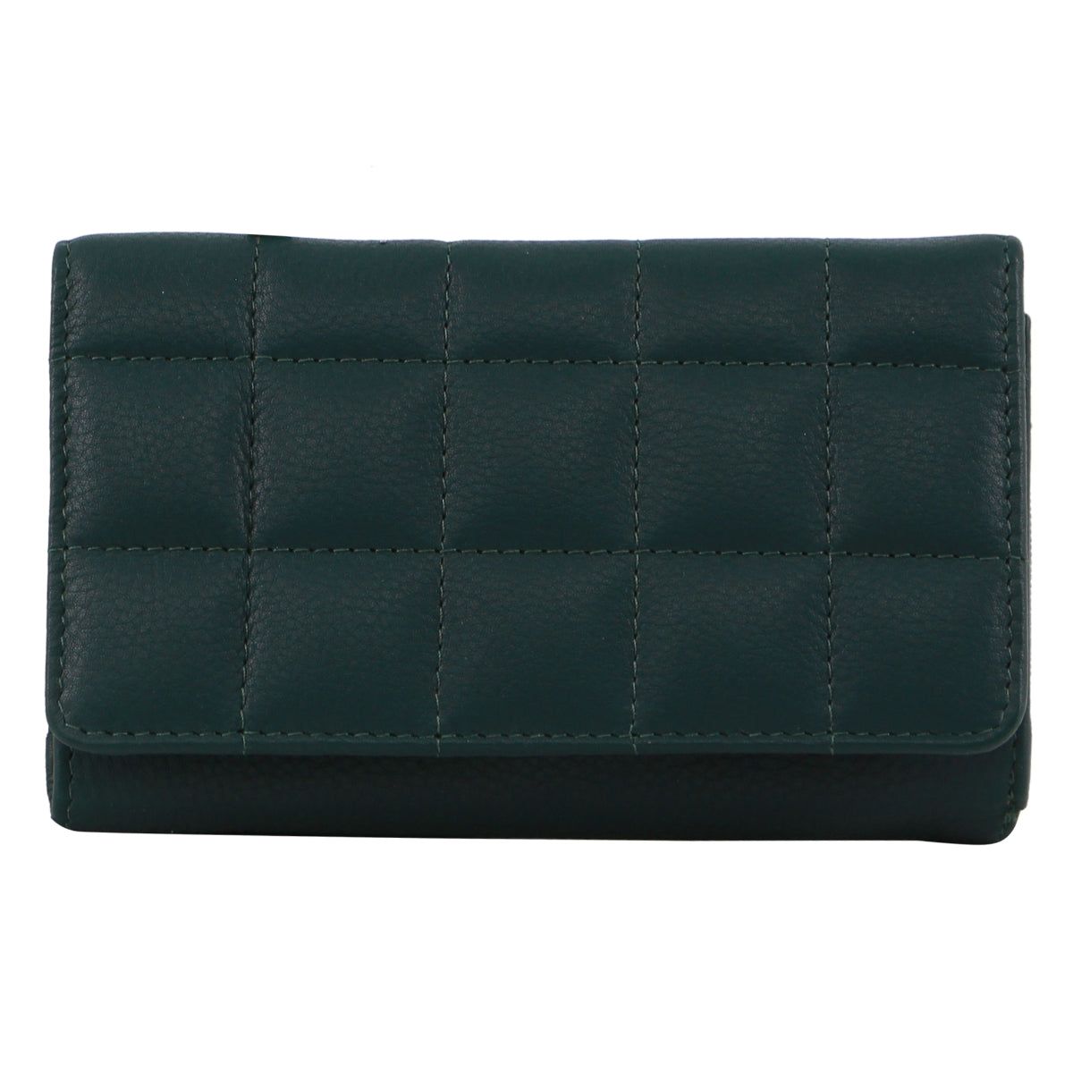 Pierre Cardin Pleated Leather Tri-Fold Wallet Black | 019534-DQB