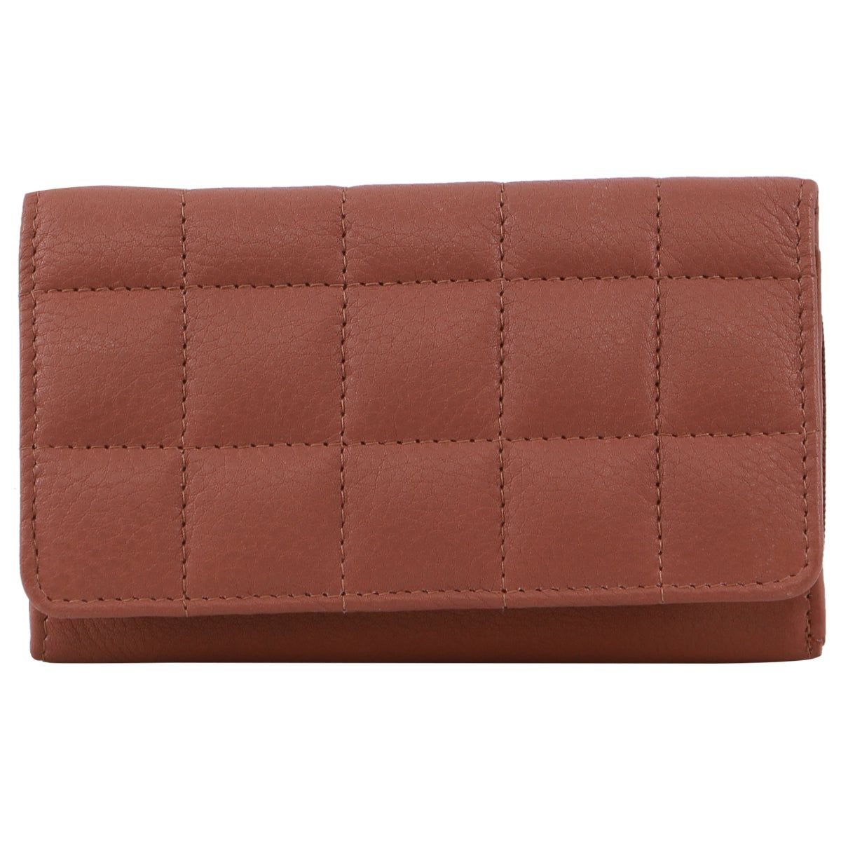 Pierre Cardin Pleated Leather Tri-Fold Wallet Rose | 271450-DOV