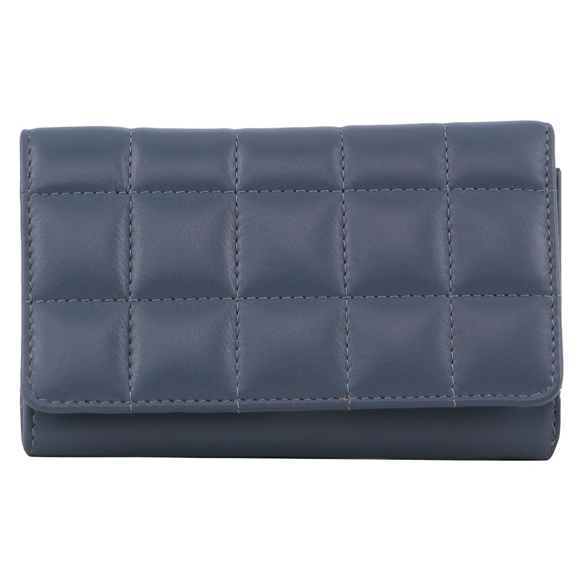 Pierre Cardin Pleated Leather Tri-Fold Wallet Turquoise | 412756-GLS