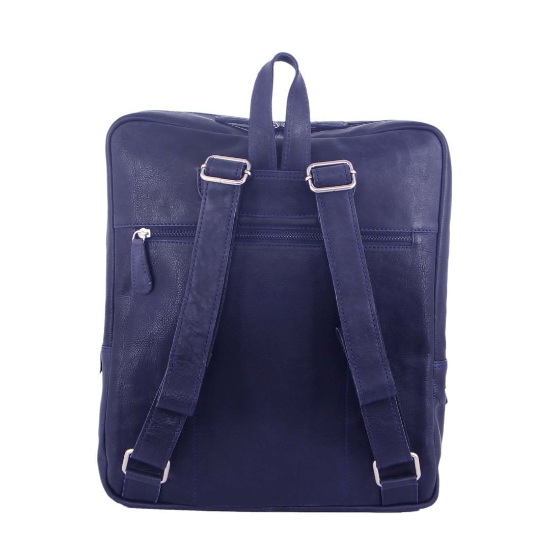 Pierre Cardin Rustic Leather Backpack Midnight | 798165-USW