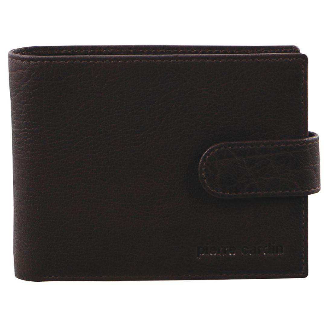 Pierre Cardin Rustic Leather Wallet Black | 972561-VQB