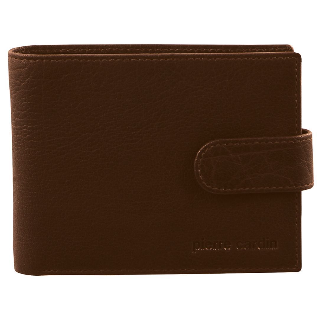 Pierre Cardin Rustic Leather Wallet Brown | 780394-CNB