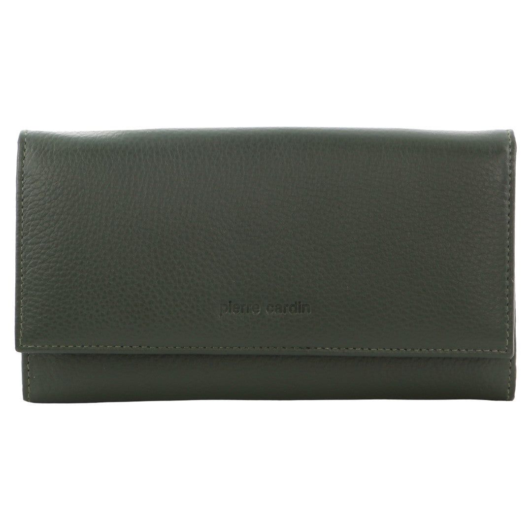 Pierre Cardin Rustic Leather Wallet GrapeLeaf | 869352-GUP