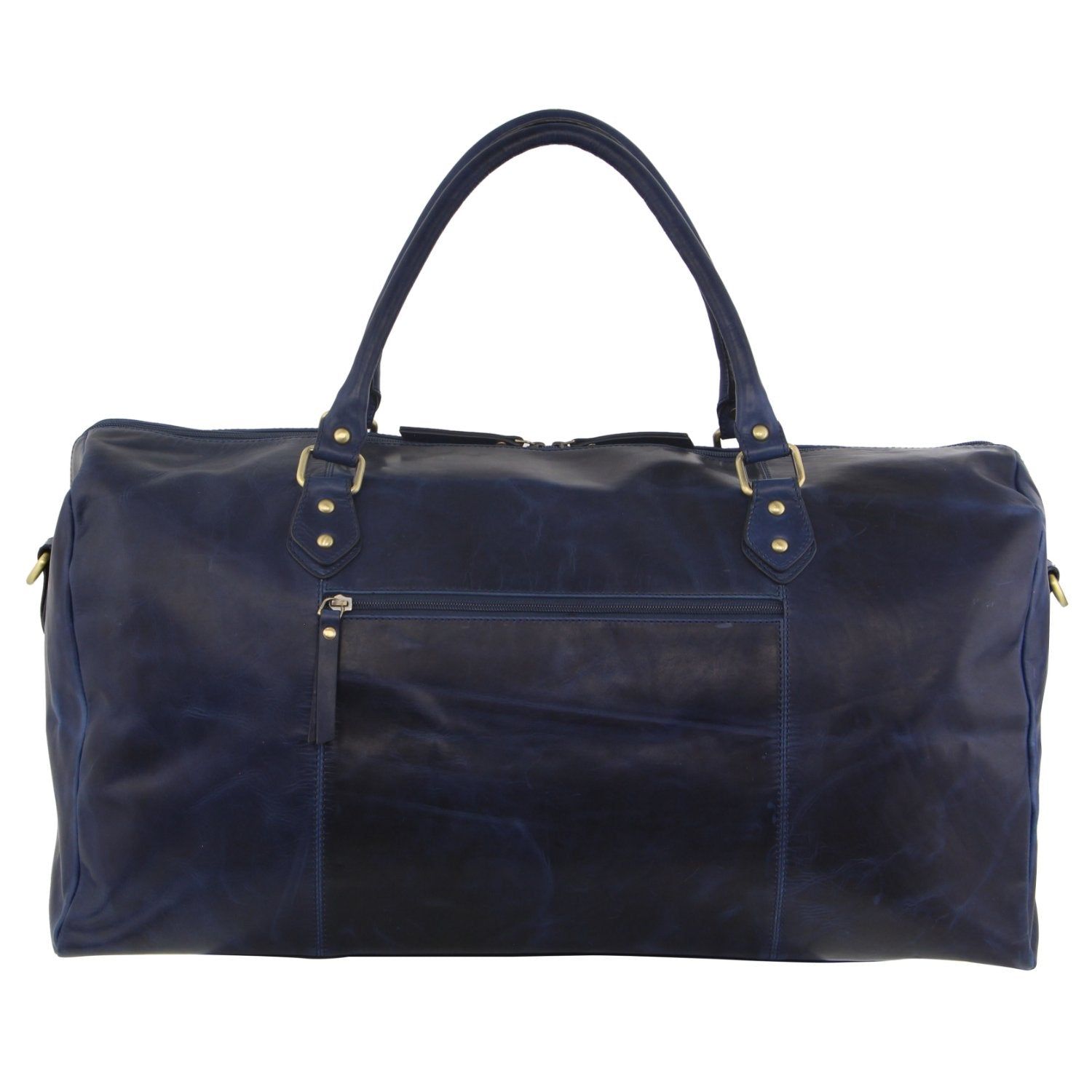 Pierre Cardin Smooth Leather Overnight Bag Midnight | 940718-WXC