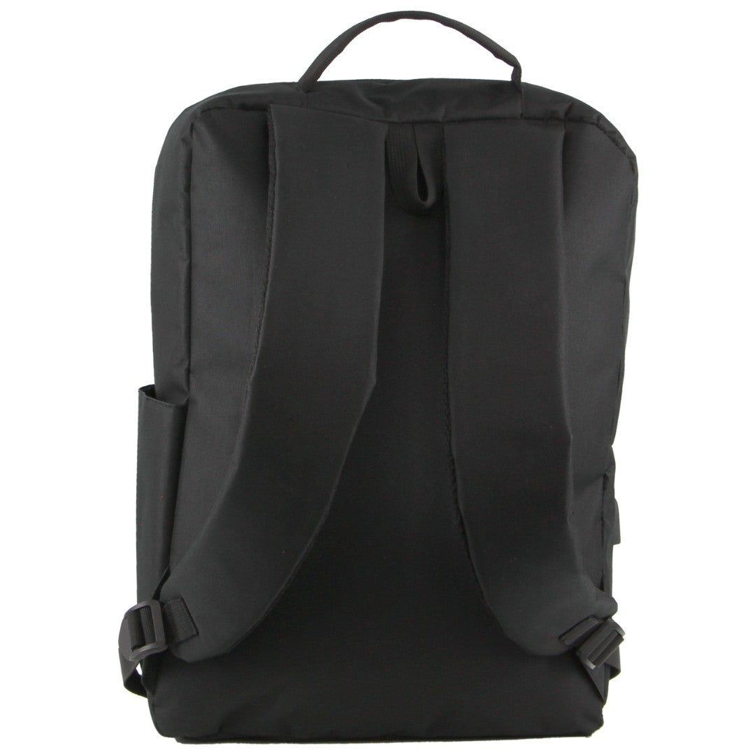 Pierre Cardin Travel & Business Backpack with Built-in USB Port Black | 713025-RSF