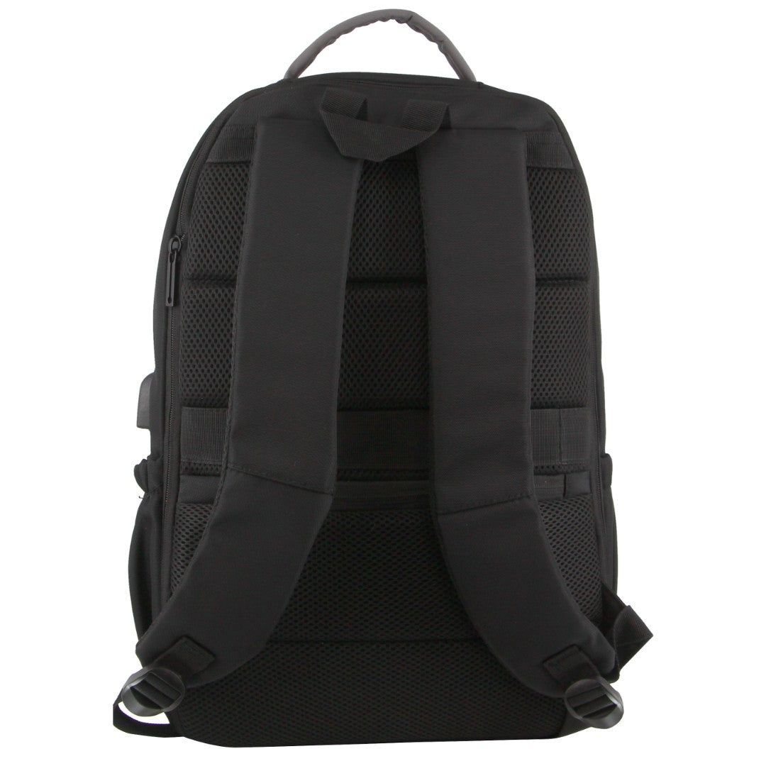 Pierre Cardin Travel & Business Backpack with Built-in USB Port Dark Grey | 783245-FUE