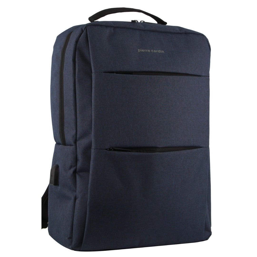 Pierre Cardin Travel & Business Backpack with Built-in USB Port Navy | 817926-DQE