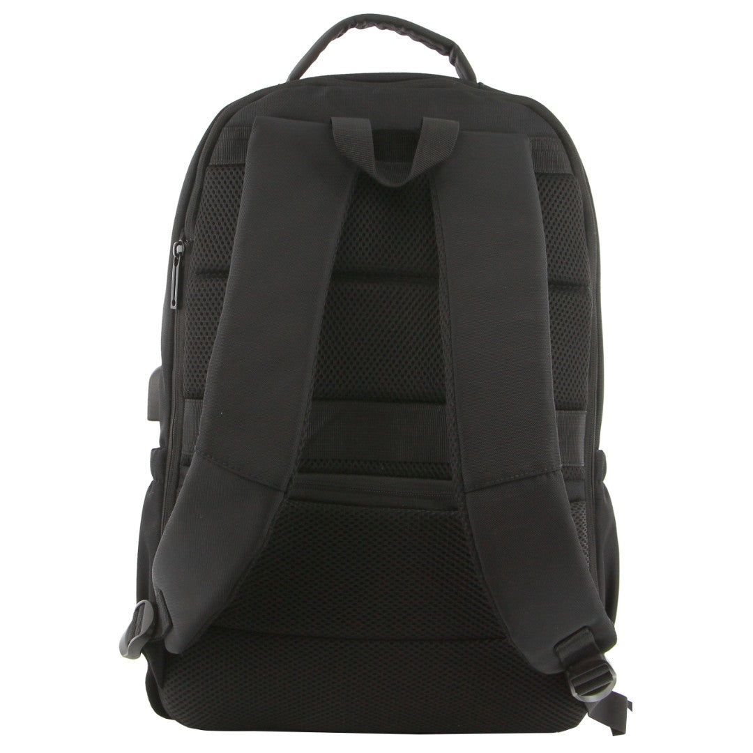 Pierre Cardin Travel & Business Backpack with Built-in USB Port Black | 126874-RAV