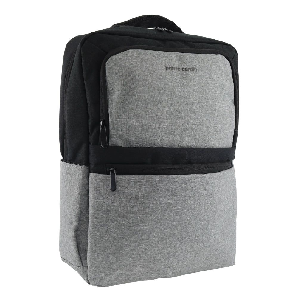 Pierre Cardin Travel & Business Backpack with Built-in USB Port Grey | 237015-PVD