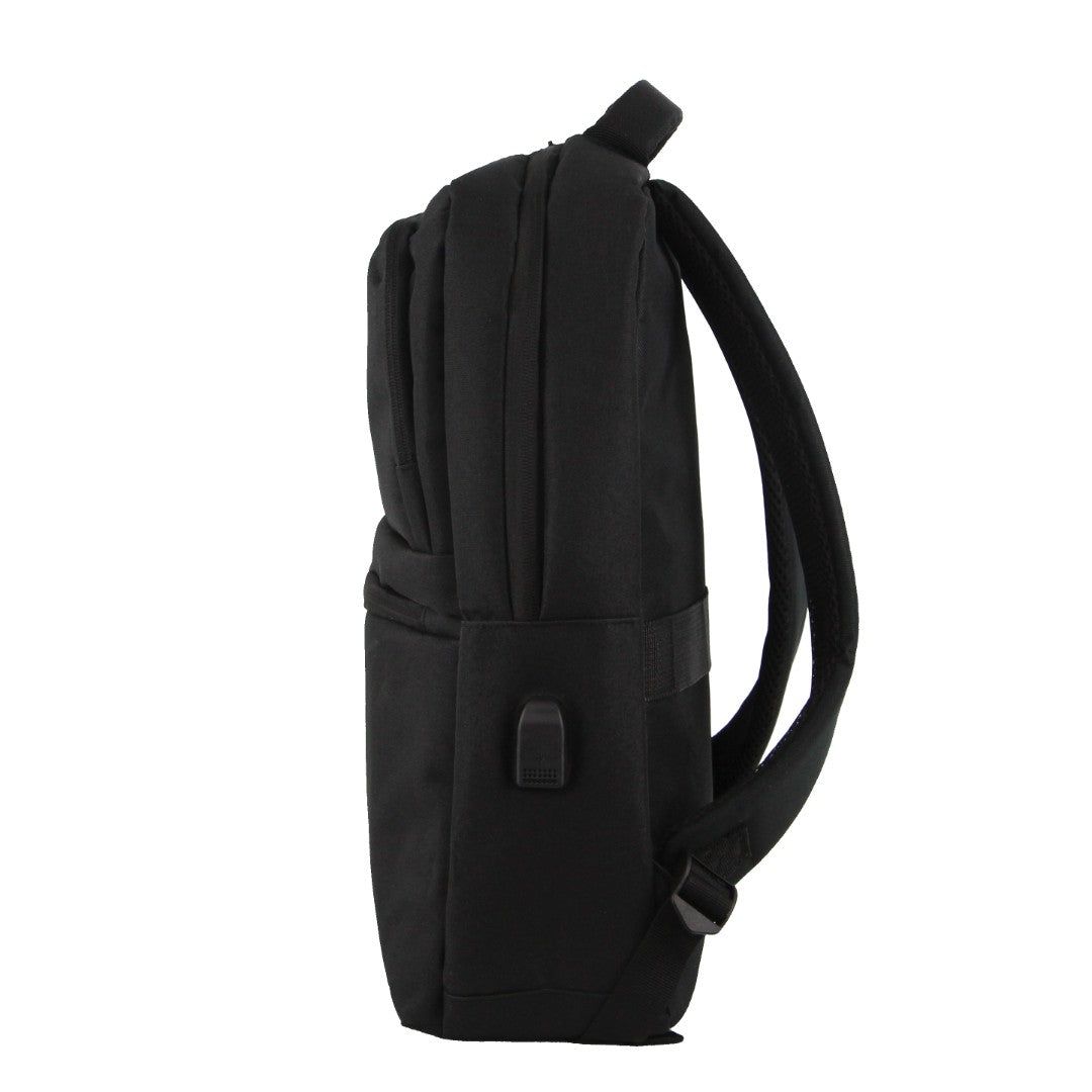 Pierre Cardin Travel & Business Backpack with Built-in USB Port Black | 521897-AGO