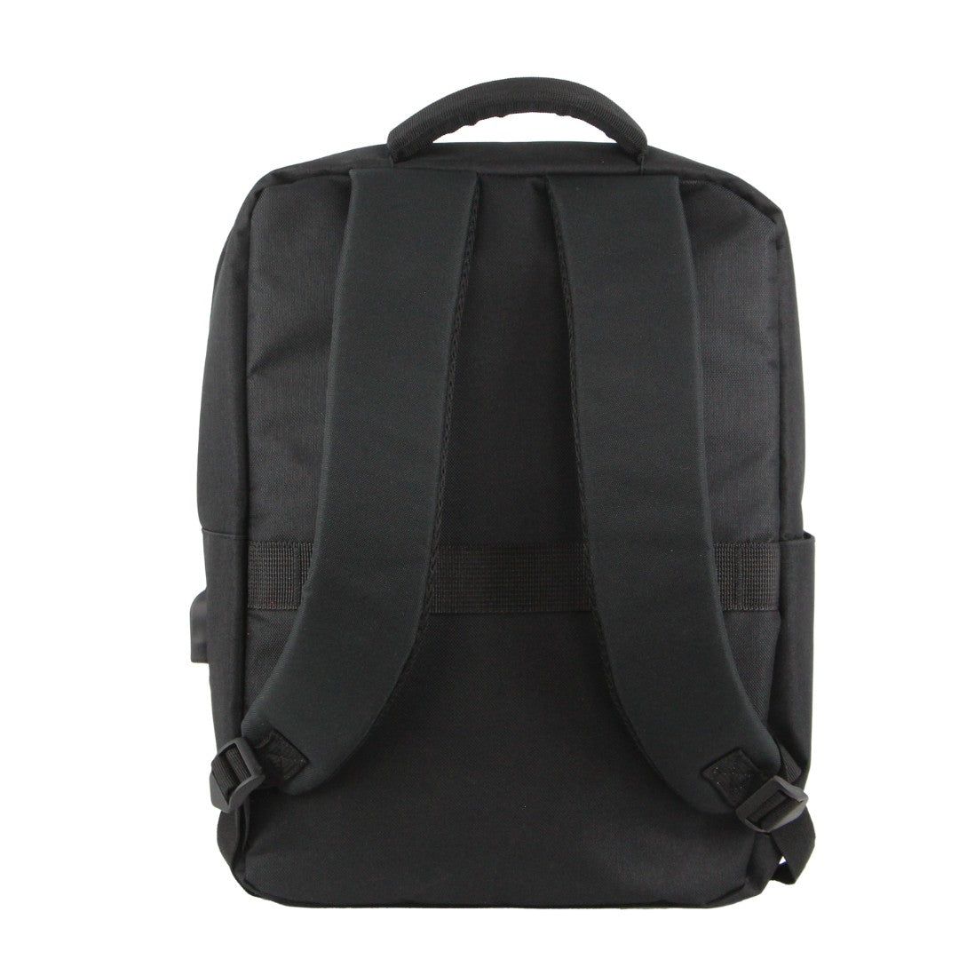 Pierre Cardin Travel & Business Backpack with Built-in USB Port Black | 521897-AGO